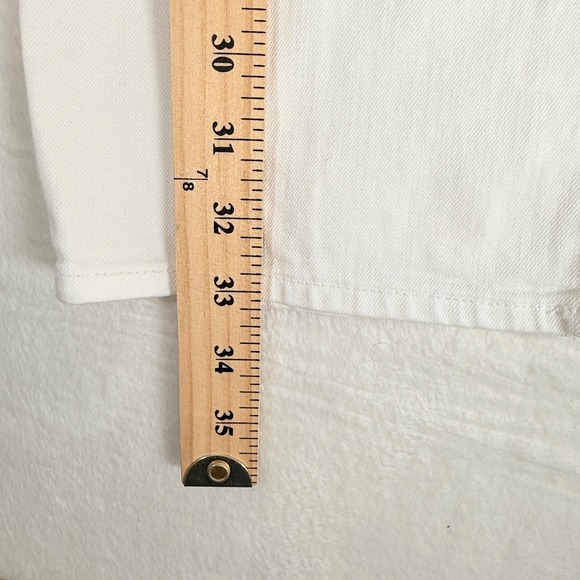 Lucky Brand Womens Sweet N Crop Jeans White Size 12/31 Bootcut Crop - Picture 9 of 9